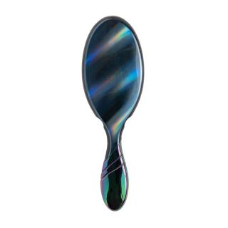 WetBrush Pro Iridescence Icon Purple – zadnja stran krtače z holografskim sijajem