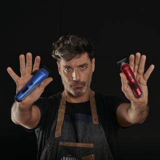 GA.MA Lumine Hyper rdeči strižnik za natančno striženje