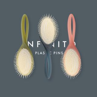 ACCA KAPPA Infinito krtače za lase – tri barve, ergonomski dizajn