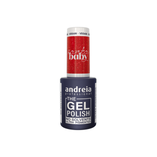 THE GEL POLISH SB5 Red Glitter - 3