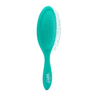 Wet Brush detangling krtača v enobarvni zeleni izvedbi z ujemajočimi se ščetinami.