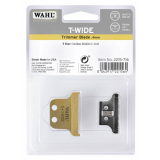 rezilna glava WAH Detailer Wide - Gold