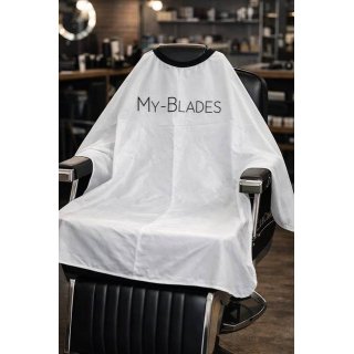 ogrinjalo MYB Barber Cape - bele barve