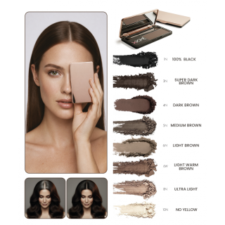 puder za lase WAXX 4N - Dark Brown