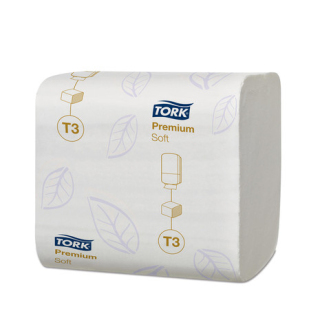papir TORK toaletni - T3, lističi, Soft
