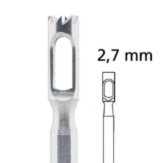 Raue nastavek, votli - nazobčan, 2,7mm