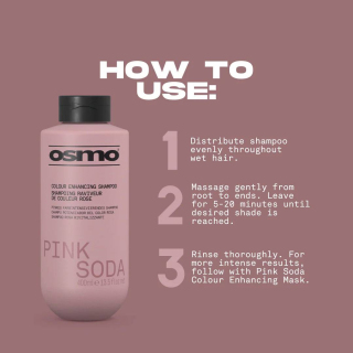 šampon OSM Pink Soda Shampoo