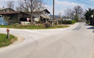 Ureditev ceste Beričevo - Brinje, 3. odsek (pred rekonstrukcijo)