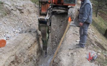 Gradnja kanalizacije na Pilovcu