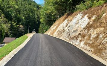 Asfaltirana JP Brebovnica – Lazar v dolžini cca 300 m. Foto: arhiv občine