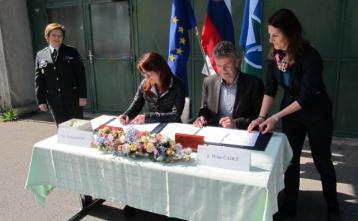 Podpis najemne pogodbe za prostore MORS v Todražu