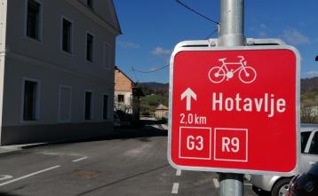 Nove označbe Gorenjskega kolesarskega omrežja. Foto: arhiv občine