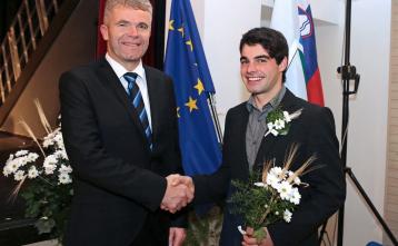 Jakob Dolinar, prejemnik priznanja župana Občine Gorenja vas - Poljane za leto 2017.