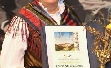 Majda Strel, strokovna vodja Folklorne skupine turističnega društva Sovodenj. Foto: Vito Debelak