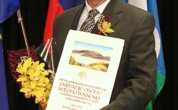 Anton Bogataj, prejemnik priznanja Občine Gorenja vas - Poljane za leto 2016