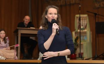 Špela Frlic, pripovedovalka, pisateljica in folkloristka. Foto: Vito Debelak