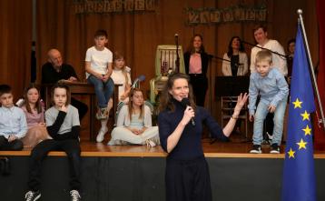 Špela Frlic, pripovedovalka pravljic. Foto: Vito Debelak