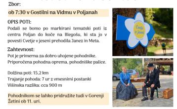 Pohod cvetje v jeseni