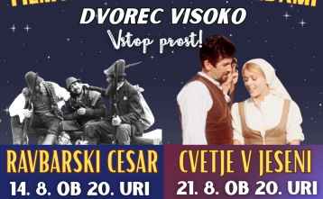 filmska večera na Dvorcu Visoko