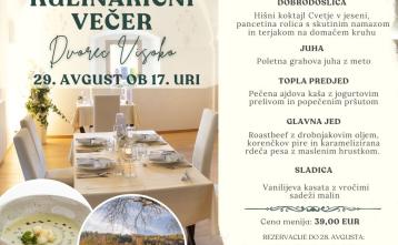Meni Tavčarjevo kulinarično kosilo