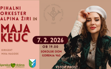 Pihalni orkester Alpina Žiri in Maja Keuc