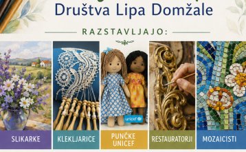 Slika za dogodek Razstava ustvarjalnih študijskih skupin Društva Lipa Domžale