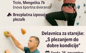 Delavnica za starejše: S plezanjem do dobre kondicije