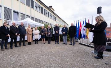 Odkritje temeljnega kamna za prizidek ZD Domžale Foto: Jure Gubanc