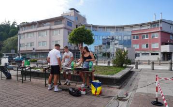 Trznfest - peka palačink; Foto: Nina Goropečnik