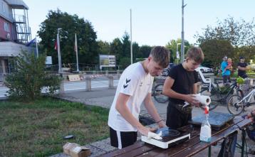 Trznfest - peka palačink; Foto: Nina Goropečnik