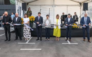 Otvoritev sušilnice blata; foto: Klemen Ranzinger