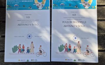 Podelitev simboličnih nagrad; Foto: Arhiv Občine Trzin