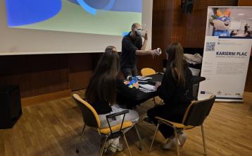 Foto: Marija Keserović, Cene Štupar - CILJ, Karierni Plac - Karierni center za mlade+