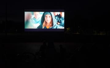 Kino na prostem; Foto: Nina Goropečnik