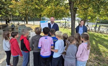 Podelitev simboličnih nagrad; Foto: Arhiv Občine Trzin