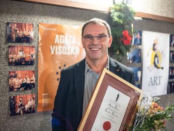 Andrej Šubic poudarja, da je želja tista, ki ga vodi na gledališki oder. FOTO: MATIC ZORMAN