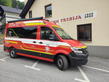 Z novim vozilom bodo trebijski gasilci lažje posredovali na višje ležečih območjih. Foto: arhiv društva