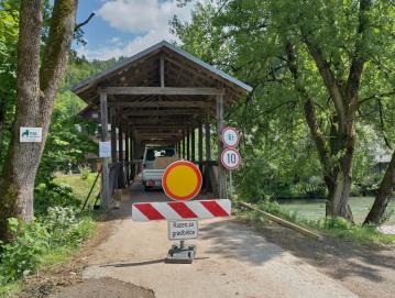 Obnovljen most v Žabji vasi Foto: Jure Ferlan