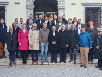 Delegacija županov iz sosednje Avstrije na Visokem FOTO: ARHIV OBČINE