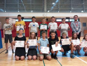 Konec avgusta je v poljanski šoli potekal teden dejavnosti v angleščini v izvedbi organizacije English in Action. Foto: arhiv šole