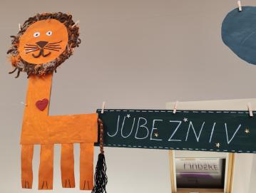 Eno od sporočil otrok iz vrtca v Lučinah FOTO: ARHIV KNJIŽNICE