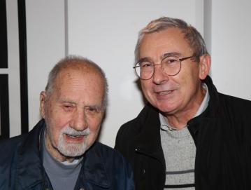 Mako Sajko (levo) in Goran Šušnjar FOTO: BERNARDA FILIPIČ JESENKO