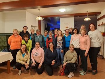 Zaključek ženske rekreacije na turistični kmetiji Jamnk FOTO: ŠPELA KNAFELJ BOROVIČ