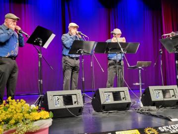 Slavnostni koncert Poljanskih orgličarjev ob dvajsetletnici njihovega ustvarjanja FOTO: ARHIV KD DR. IVAN TAVČAR POLJANE
