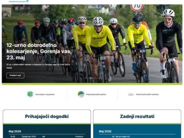 Prenovljena spletna stran Timinga Poljane FOTO: ZAJEM ZASLONA