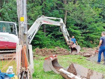 Junija se je začela gradnja dveh novih vodovodnih sistemov v občini. FOTO: ARHIV OBČINE