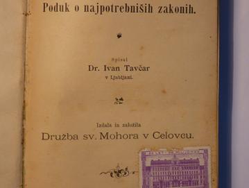 Mohorjeva družba je z izdajanjem knjig, kot je Slovenski pravnik, izobraževala slovenskega človeka.
