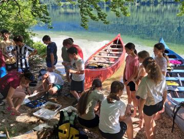 Tabor za nadarjene učence v Bohinju FOTO: ARHIV ŠOLE