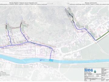 Prikaz ureditve celovitega odvajanja vode v naselju Gorenja vas FOTO: ARHIV OBČINE