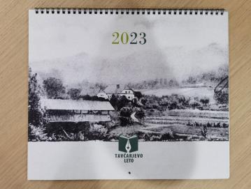 Občina Gorenja vas - Poljane in Zavod Poljanska dolina sta ob Tavčarjevem letu pripravila poseben koledar. FOTO: KRISTINA BOGATAJ